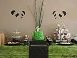 Anniversaire -Sweetable panda & bambous { a panda & bamboo party}