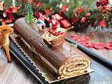 Bûche de Noël roulée au chocolat: facile, simple, bonne! {recette} #sansplv adaptable #sansgluten