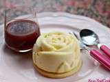 Cheesecake - coulis de framboise à la rose {recette}