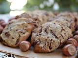 Cookies choco-noisettes {sans gluten, sans plv}