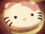Gâteau Hello Kitty facile... en vidéo {gâteau d'anniversaire fille}