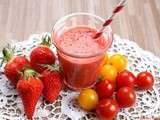 Smoothie fraises -tomates {recette}