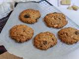Cookies aux framboises et chocolat blanc (vegan&sans gluten)