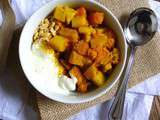Curry de patate douce et panais à l'orange