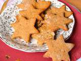 Sablés de Noël vegan à l'orange, amande, épices et épeautre