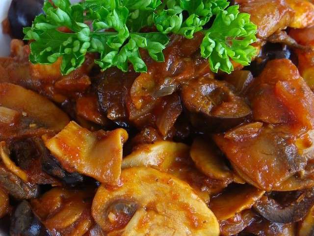 Recettes de Champignons à la grecque et Salades