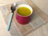 Soupe de rutabaga et brocolis à la noix de muscade
