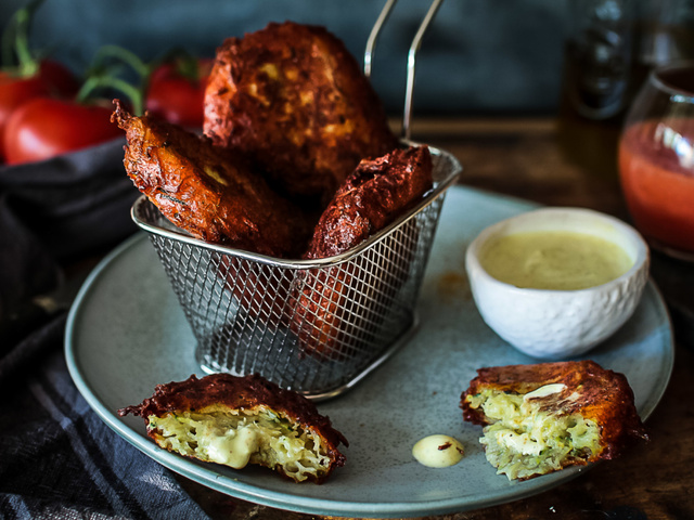 Recette Beignets de Courgettes facile - Les recettes de Beignets de