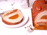 Bûche dulcey-pécan-passion : recette de Noël
