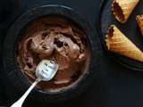 Glace Nutella & brownie chunks {la plus simple du monde}