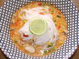 Soupe Thaï au curry rouge