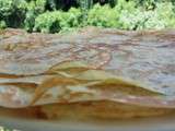Crepes sucrees vanillees extrement fines