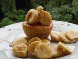Muffins au coeur banane aromatises au pur sirop de canne