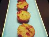 Cupcakes au coulis de fruits rouge et chamallow