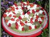 Tarte  Fantastique  fraises-rhubarbe