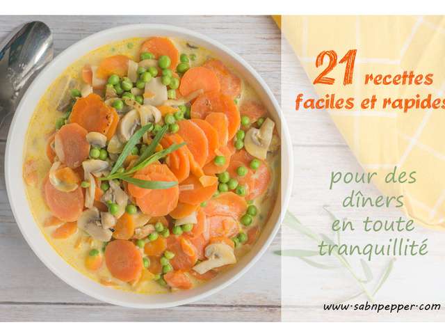 Recette Diner facile - Les recettes de Diner les plus faciles et rapides