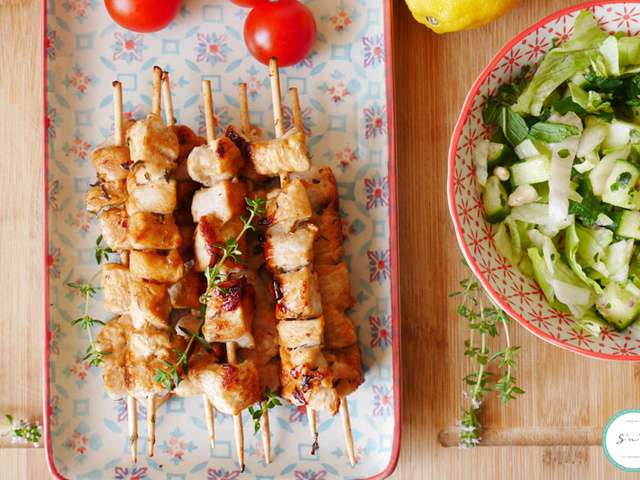 Recettes De Brochettes De Poulet De Sab N Pepper