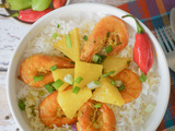 Colombo de crevettes antillais à l’ananas : facile et savoureux