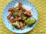 Tofu grillé brocolis et sésame