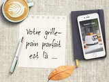 Grille-pain intelligent Tineco toasty one écran tactile