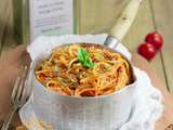 Spaghettis tomates à l’Origan