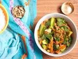 Poulet au Curry & Légumes Croquants