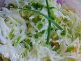 Salade de chou acidulée ig bas