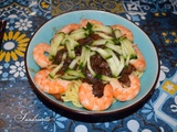 Jajangmyon aux crevettes