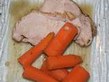 Rôti de porc aux carottes fondantes