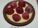 Tartelette framboise chocolatée