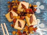 Tofu aux amandes épicés