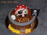 Gâteau pâte à sucre Pirate