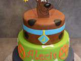 Gâteau pâte à sucre Scooby Doo