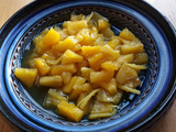 Ananas roti rhum et gingembre
