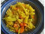 Chou milan et carottes aux epices et citron confit sans gluten sans lait sans oeuf