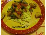 Curry de poulet sans gluten, sans lait et sans oeuf façon thibaut