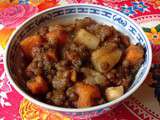 Ragoût de pommes de terre aux lentilles ( végétaliens, sans matières grasses, starch solution)