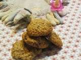 Cookies aux abricots secs et aux flocons d'avoine (sans l’œuf)