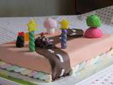 Gâteau  piste aux délices  (Mario Kart)