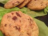 Cookies aux pétites de chocolat au lait/noir & cacahouètes