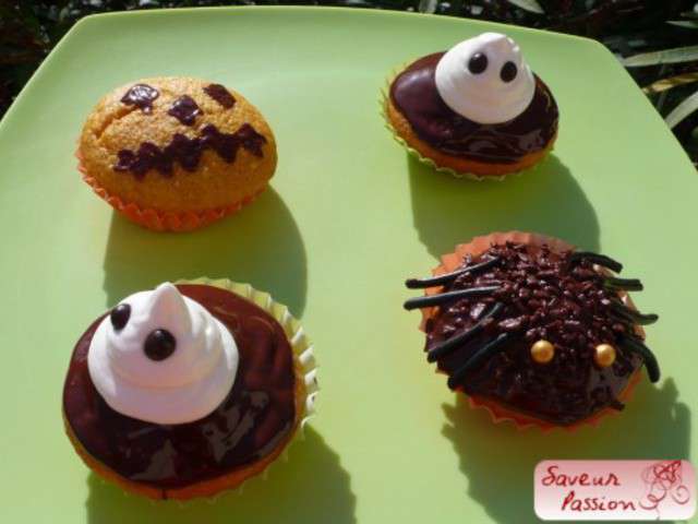 Cupcake d'Halloween - Recette des cupcakes au chocolat spécial