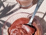 Mousse au chocolat à l'eau de pois chiche, sans oeuf
