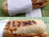 Sandwicherie du mercredi 2012 : panini poulet-tomate et choco-banane