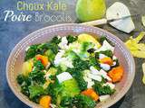 Salade Choux Kale - Brocolis - Poires - Thermomix ou pas