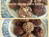Biscuits chocolaté sans œufs: