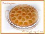 Tarte frangipane abricots / noix de coco ... de la gourmandise en bouche