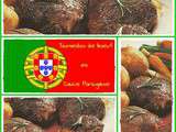 Tournedos de boeuf en sauce portugaise