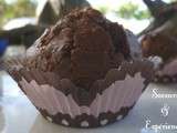 Cupcakes au Cacao & Pépites de Chocolat Blanc