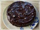 Gâteau Poire Chocolat & sa Couverture Noire