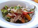 Salade de Coeur de Palmiste & Agrumes Recette du Chef Nyoman Suardi Nio à Angsana Balaclava